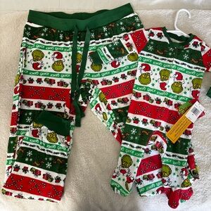 Daddy & Me Matching Christmas Pajama Set The Grinch
